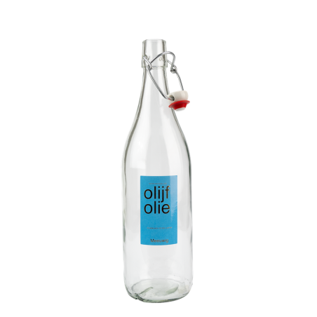 Hervulbare fles met beugelsluiting